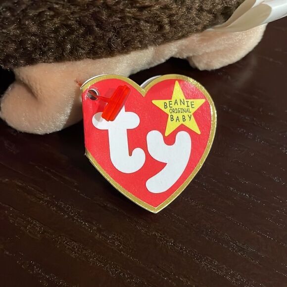 Vintage Ty Beanie Baby Prickles the Hedgehog Excellent Condition 6” long 1999 - Picture 2 of 9